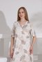 Angelique Bamboo Fabric Short Sleeve Long Ankle-Length Nightgown Dress 26231 - 3