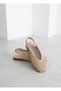 26Y42700 Knitted Detail 100% Genuine Leather Closed Front Sandals Shoes for Women - 4