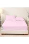 ® 3 Piece Fitted Sheet Set 160x200cm with 2 Pillow Cover (Pink) - 2