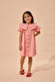 Mushroom Embroidered Dress Pink - 4