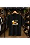 Good Bear Chest Printed 100% Cotton Oversize Loose Regular Fit Crew Neck T-Shirt