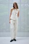 121190033 Seam Jogger Pants Women's Trousers Ecru - 2