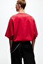 Pamuklu Tişört Oversized Fit - 4