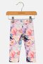 Toddlers Girl Floral Print Leggings, Multicolor - 2