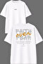 Fath Fear Design Front and Back Printed White Oversize T-Shirt