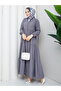 Women's Front Buttoned Modal Dress - 3
