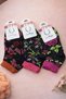 12 Pairs of Women's Long Socks, Anti-Sweat, Odorless, Cotton Socks - Mixed Colors/Patterns - Seasonal - 3