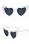Bridal Glasses Heart Model Bachelorette Party White