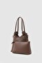 Sisu Asymmetric Hand and Cross Shoulder Bag Dark Brown - 4