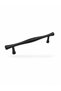 Home 034/096 Cabinet Drawer Handle 96 mm Center-To-Center Black / Chrome Furniture Handle 5-Pack Kitchen Bathroom Cloakroom - 2