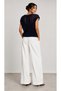 Navy Blue Openwork Knitwear Blouse Women's Summer Knit Blouse Bohemian Loose Knitwear Top - 3