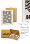 White Wooden Framed 2-Piece Modern Painting Huhu247 - Double Painting Set White Frame - 2