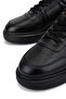 Men's Genuine Leather Black Sneakers & Sports Shoes - 4
