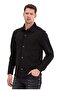 Men's Relaxed Fit Snap Button Shirt Jacket - Cl606 - 4