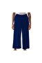 Women's Casual Wide Legged Plazzo, Wide-Leg Flowy Trousers (UAE/KSA, Alpha, M, XXL, Regular, Regular, Navy Blue)