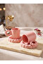 Fluffy Ring Handle Bubble Double Espresso and Cup Set -140 ml - 2