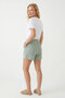 Women's 100% Cotton Muslin Shorts - Elastic Waist, Pockets, Comfortable Fit Summer Shorts - 3