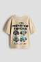 Oversized printed T-shirt - 2