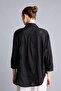 قميص بأكمام طويلة مطرز من القطن بنسبة 100% B5419AX26SP - 5