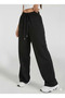 Women's 2-Piece Sweatpants - Black - Gray - Oversize Comfortable Casual Daily Sweatpants with Adjustable Waist and Washable Fabric - 2