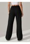 Women's 2-Piece Sweatpants - Black - Gray - Oversize Comfortable Casual Daily Sweatpants with Adjustable Waist and Washable Fabric - 3