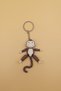Keychain with Movable Cute Monkey Figure (Large Size: 10cm) - Gift Bag Ornament and Car Keychain - 3