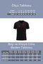 Men's Vision V-Neck Premium Quality Dense Textured Cotton T-Shirt Black M102-R0220-08 - 7