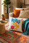 Set of 4 Colorful Modern Decorative Throw Pillow Covers |   Digital Printed Soft Textured Sofa Pillow Cover 43X43 cm - 3