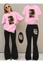 Girl's Spanish Style Leggings and T-Shirt Set