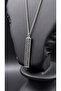 Ancient Greek Spirit Minimalist Necklace – Bohemian Men's Accessory Modern Geometric Design Steel Adjustable Chain - 3
