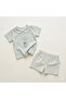 2-Piece Baby Summer Set with Baby Collar