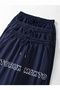 3 Pieces Unisex Regular Pipe Leg Navy Blue Color Sweatpants