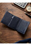 Smart Mechanism Magnetic Genuine Leather Handcrafted Wallet Wristlet Keychain and Thermos Mug Set Father's Day Gift - 3