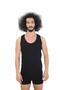 Men's Ribbed Undershirt 6-Piece Full Lycra Rambo Sportsman Undershirt - 2