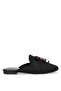 Elit Pm386 K2004 Women's Stoned Flat Slippers Black - 2