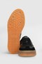 Genuine Leather Lace-Up Comfortable Casual Sports Shoes Women's Black Sneaker - 5