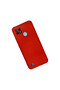 Realme C21 Compatible Case Nano Velvet Silicone - Red - 2