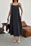 Strappy Tencel Dress Anthracite - 6