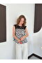 D 3070 Lace Detailed Polka Dot Pleated Blouse - Cream |   D3070 - Cream - 2