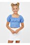 Floral Girl's Crop Blouse