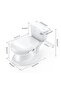 Toddler Potty Training Toilet - Realistic Flushing Sound, Soft Seat & Removable Pot - 5