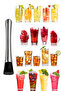 Fruit Puree Shake & Drink Preparation Masher – Ice Crusher Manual Ice Crushing Tool - 6