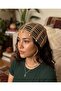Hand Knitted Bohemian Mesh Bandana |   Bead Detailed