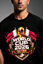 World Cup 2026 Qatar Oversized T-Shirt |   100% Cotton Fan Graphic Printed T-Shirt - 8