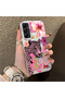 Samsung Galaxy M14 Compatible Silicone Edge Hard Back Case Couple Phone Case Leopard Pattern