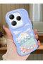Infinix Hot 40 Compatible Case Camera Protector Blue Silicone Couple Phone Case Landscape Pattern