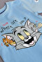2 Pack Tom & Jerry Printed T-Shirts with Crew Neck and Shorts Sleeves - 5