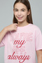 Typography Print T-Shirt with Crew Neck and Short Sleeves - 3