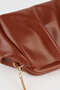 Women's Orchid Tan Lined Handbag and Shoulder Bag with Removable Chain Strap - 2