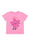 Flying Star Orange Muslin Shorts & Pink T-Shirt Girls' Set (12 Months-6 Years) - 2